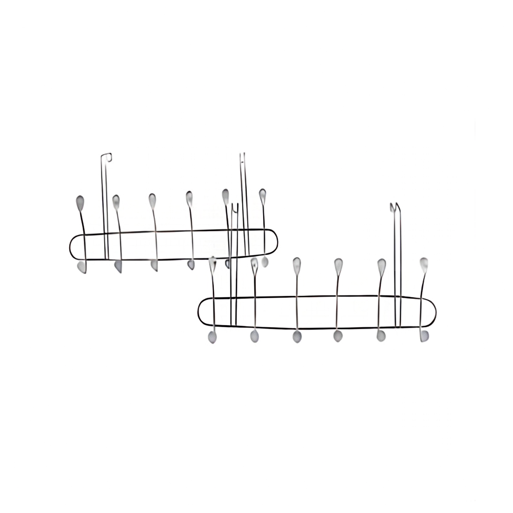 crystal-top-back-door-hanger-stainless-steel-shiyana پشت دری سر کریستال استیل شیانا مناسب آویز لباس با طراحی مدرن